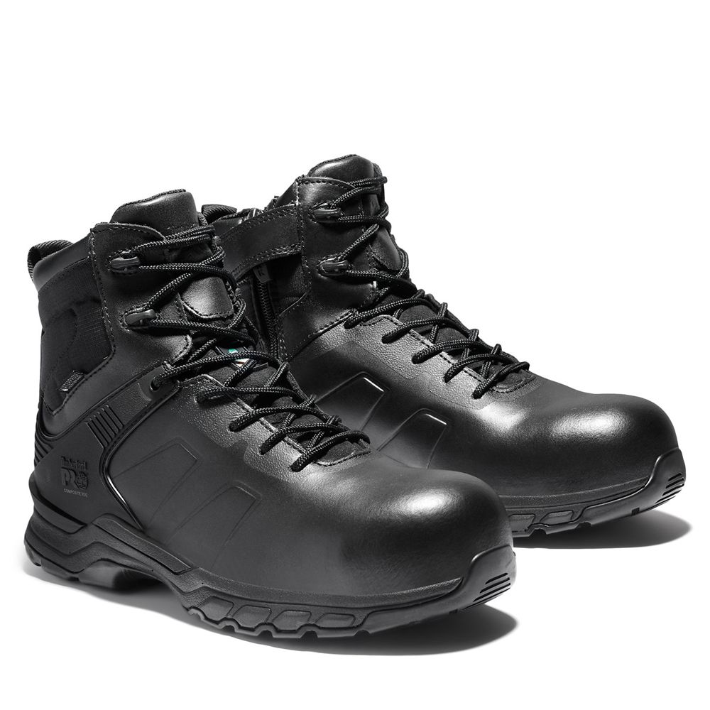 Bocanci De Muncă Timberland Barbati Negrii - Pro® Hypercharge 6\" Comp Toe - Romania - FMZDLY942